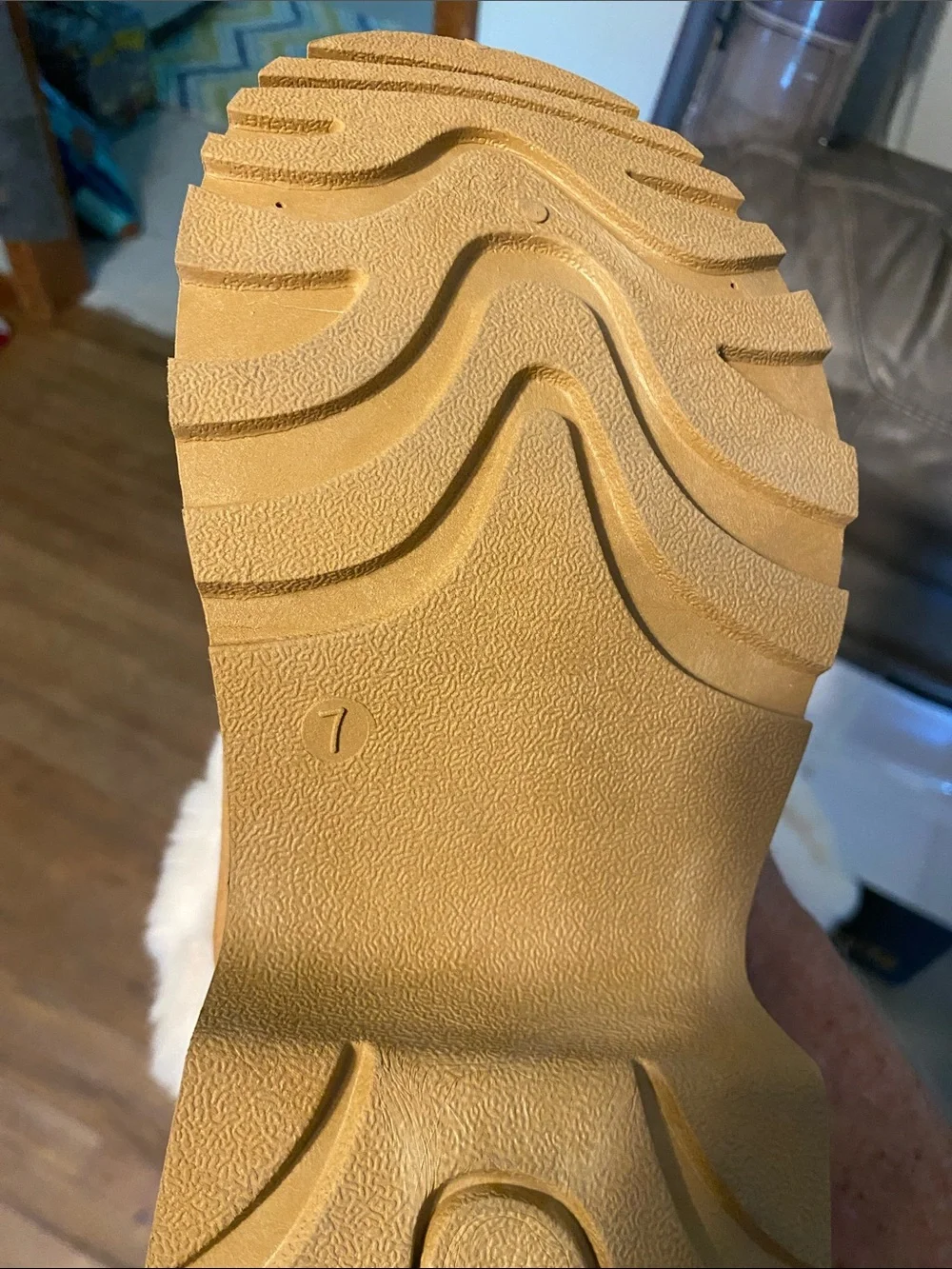 Tan Suede Faux-Fur Buckle Winter Boots
